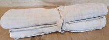2 remnants beautiful old linen hand woven around 1900 medium fine length approx. 3.80m