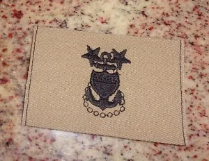 U.S.COAST GUARD, BADGE,CLOTH,DESERT, MASTER CHIEF PETTY OFFICER - Picture 1 of 1