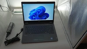 3161 LifeBookU747w/genuine Fujitsu Charger!i5 6th gen.8GB.128GB M.2.14"FHD.Nice - Picture 1 of 9