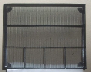 Deep Desk Drawer Organizer Metal Mesh Black  (6 Compartments)  (Preowned in GC). - Picture 1 of 2