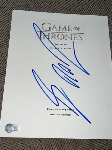 GEORGE R.R. MARTIN SIGNED AUTOGRAPH GAME OF THRONES SCRIPT ALL PAGES BECKETT BAS Cover