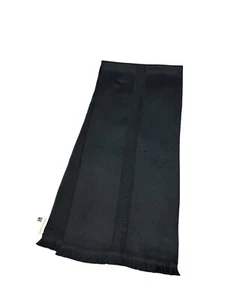 Emporio Armani Wollschal Herren 62 "lang 13" breit schwarz Fransenborte Luftfahrt - Bild 1 von 11