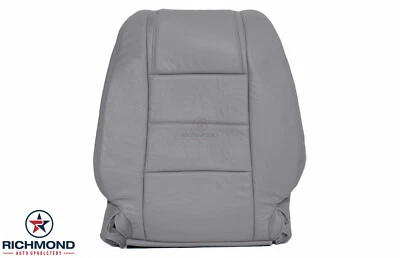 Ford Mustang V6 2006 2007 - Cubierta de asiento de cuero genuino con respaldo inclinado del lado del conductor gris Foto 1 de 4