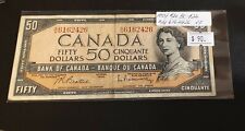 Canada 1954 $50 ※ Beattie-Rasminsky※ B/H 6162426 ※ Banknote