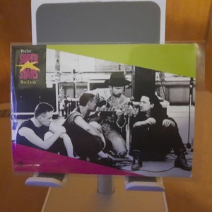 U2 1991 Pro Set Super Stars Music Cards