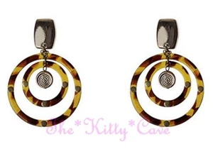 Klassische Schildkrötenschuppen Bernstein Groß Wild Effekt Zwillingssteg - Bild 1 von 1