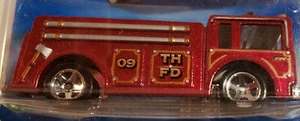 TH Fire-Eater Hot Wheels Fire Truck 2010 Treasure Hunts 04/12 Sealed In Package - Picture 1 of 3