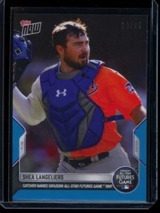2022 Topps Now #550 Shea Langeliers Blue Parallel Card #d 20/49 - Picture 1 of 2