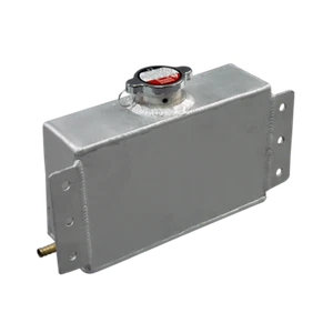 Aluminum Universal Coolant Expansion Fill Reservoir Tank Radiator For Civic - Picture 1 of 4