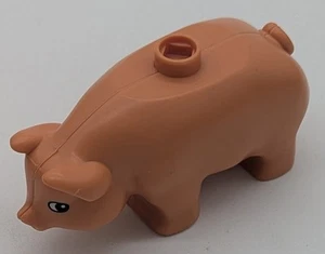 Lego Duplo LARGE FAT ADULT PINK PIG BOAR SOW Farm Zoo Huge Hog for Farmer #2 - Picture 1 of 3
