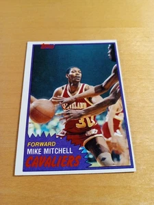 1981/82 Topps #9 MIKE MITCHELL Cleveland Cavaliers Basketball Card, Forward,(VG) - Picture 1 of 2
