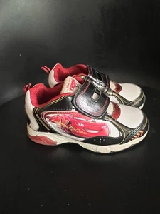Y2K Disney Pixar Cars Lightning McQueen Light-Up Tennis Shoes Size 10 - Picture 1 of 5