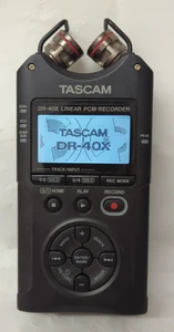 TASCAM DR-40X 4-Track Portable Handheld Field Recorder — 2 XLR/TRS Inputs, USB - Picture 1 of 8