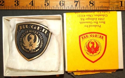 Одобренная заводом пряжка ремня Ruger к 30-летию Busy Bee Gunsmiths новая в коробке - Изображение 1 из 4