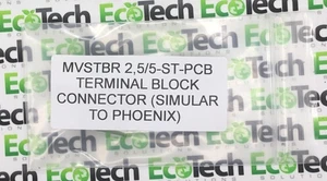 MVSTBR 2, 5/5-ST-PCB TERMINAL BLOCK CONNECTOR (Simular to PhOENIX) - Picture 1 of 6
