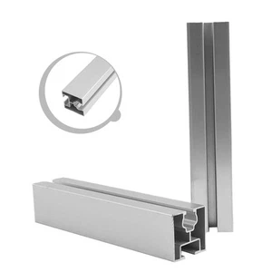 Rail léger en aluminium pour panneaux solaires 40 * 40 mm pack de 2 350 mm de l - Picture 1 of 12