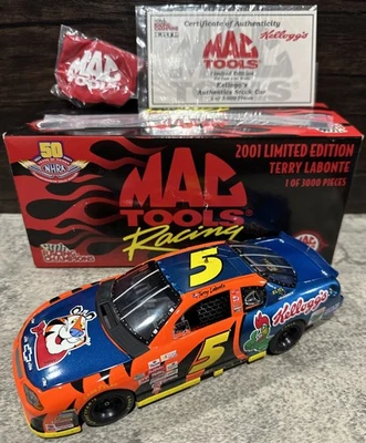 Terry Labonte Kellogg’s #5 1/24 Racing Champions Nascar 2001 diecast herramientas MAC Foto 1 de 4