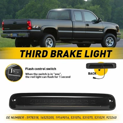 Tercera luz de freno LED ahumada carga para 99-06 GMC Chevy Silverado Sierra 5978318 Foto 1 de 4