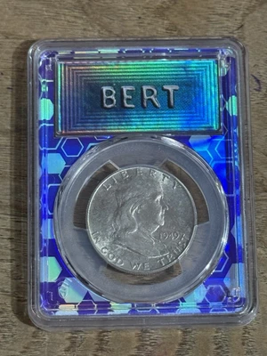 1949 P Franklin Half Dollar PCGS MS64FBL Frosty Full Bell Lines BERT Holder - Image 1 of 2