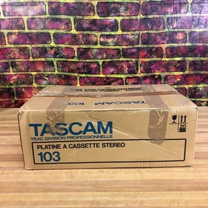 Tascam 103 Pro Cassette Deck Player 3 Head System  (COMPLETE IN BOX!) - Picture 1 of 3