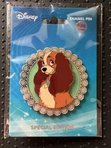 Disney PALM Pink A La Mode Pin Lady And The Tramp Scallop Series LE 200 - Picture 1 of 2