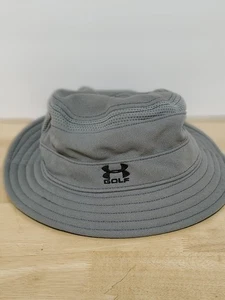 Under Armour Bucket Hat Men's M/L GRAY Retro GOLF UA Logo - Picture 1 of 5