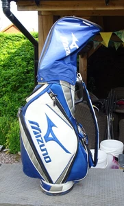Mizuno Deluxe Tour Staff Cart Golf Bag Trolley 5 Way Divider Rain Hood Strap - Picture 1 of 7