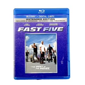 FAST FIVE (2011) Extended Edition BLU-RAY Diesel Walker Johnson - Picture 1 of 3