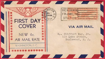 C19 2nd Day Washington DC- Ralph Dyer Cachet -selling for AFDCS chap 56 - Image 1 of 2