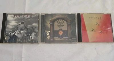 RUSH CD Lot of 3 Albums HOLD YOUR FIRE, THE SPIRIT OF RADIO, PRESTO Classic Rock - Image 1 of 2