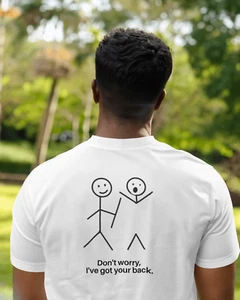 Herren lustige Stick T-Shirts I`ve got your Back Baumwolle Geburtstagsgeschenk positive Stimmung - Bild 1 von 6