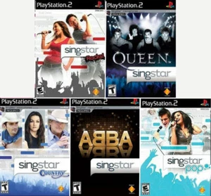 5 neue versiegelte Singstar-Spiele - Rocks, Pop, Queen, Abba & Country - PS2 - Bild 1 von 1