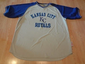 Men's Kansas City Royals XL Warmup Jersey Shirt Athletic Polyester Stitches Jers - Picture 1 of 1