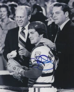 Signed 8x10 JIM SUNDBERG Texas Rangers Autographed photo - COA - Picture 1 of 1
