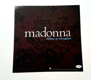 Nile Rodgers Signed Madonna Like A Virgin 12x12 Poster Album Flat ACOA - Picture 1 of 3
