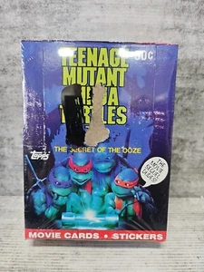 Topps TMNT 2 Ninja Turtles Movie Vintage Full vintage Trading Cards Box NOS (D) - Bild 1 von 4
