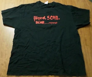 STARK RAVING MAD Adventure Race tee XL Muskegon T shirt Michigan bleed scab - Picture 1 of 2