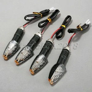 4Pcs 10mm Motorcycle LED Turn Signal Light for Mini Adventure 50 2000 2001 - Picture 1 of 7