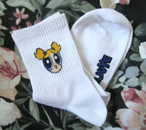 Bubbles Socken Powerpuff Girls - weiß - Damen Mädchen Unisex - Bild 1 von 4