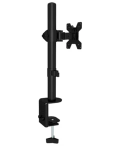 M061 Single Monitor Stand for 13-27 inch Screens, 360° Rotatable, ± 90° Tilt - Picture 1 of 8
