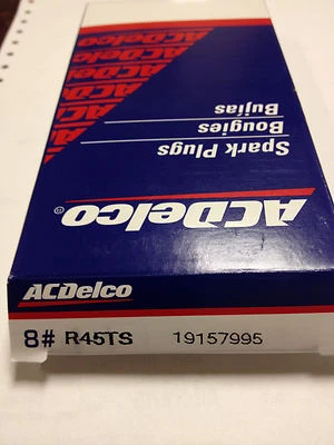 AcDelco Spark Plug R45TS in Original Box set 16 Spark Plugs 19157995  - Image 1 of 4