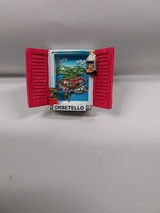 MAGNETE CALAMITA RESINA SOUVENIR FRIDGE MAGNET ORBETELLO TOSCANA - Picture 1 of 1