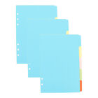 15 Pcs Index Separator Page Paper Travel Dividers Office Use Binder Tabs Decor