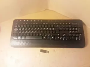 MICROSOFT WIRELESS 1477 KEYBOARD 2000 + USB RECEIVER - Bild 1 von 10