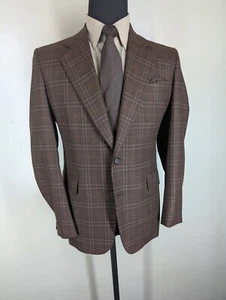 Martin Greenfield Bespoke USA 100% Wool Sport Coat -No Pants Fit 40 R-NEAR MINT - Picture 1 of 11