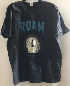 Roam Time XXL Schwarz Herren T-Shirt Neu 2XL Offiziell - Bild 1 von 1