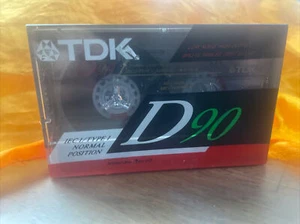 Brand New TDK D90 Audio Cassette Tape High Output IECI/Type 1 NEW (B11-9) - Picture 1 of 3