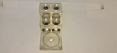 ILSCO D3281 750 MCM - 3/0 AL9CU Aluminum Block Mechanical Lug Terminal QUADRUPLE - Image 1 of 4