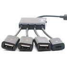 4 In 1 Micro USB Splitter HUB Multi-Port USB 2.0 OTG Host Adapter Charging Cable