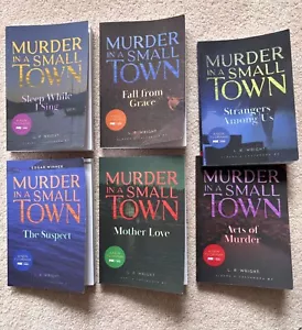 Murder In A Small Town series by L.R. Wright - Set Of 6 Paperback Mystery Novels - Picture 1 of 13